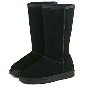 Ausland Cozy Black Winter Boots for Women